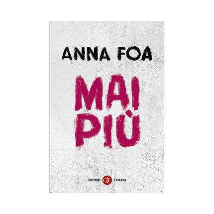 Copertina libro MAI PIÙ