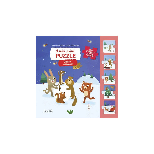 Copertina libro È NATALE NEL BOSCO! I MIEI PRIMI PUZZLE.