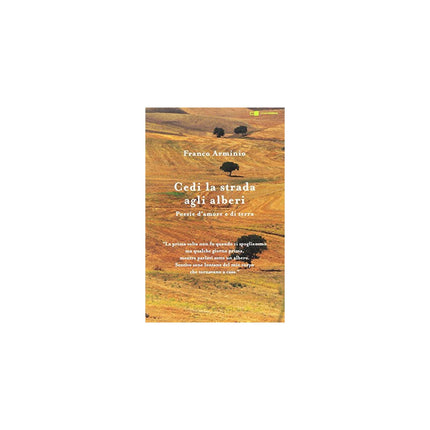 Copertina libro CEDI LA STRADA AGLI ALBERI. POESIE D'AMO