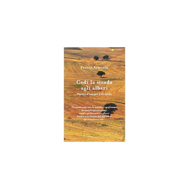 Copertina libro CEDI LA STRADA AGLI ALBERI. POESIE D'AMO