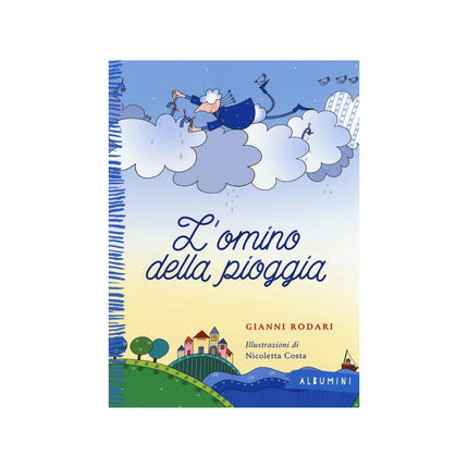 Copertina libro L'OMINO DELLA PIOGGIA. EDIZ. A COLORI