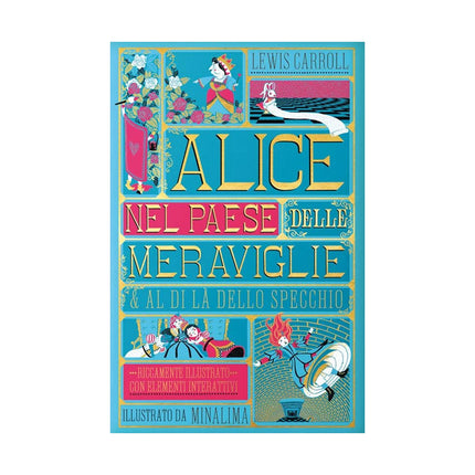 Copertina libro ALICE NEL PAESE DELLE MERAVIGLIE-AL DI L