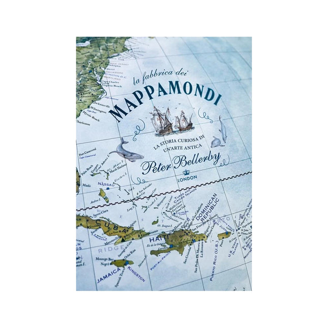 Copertina libro LA FABBRICA DEI MAPPAMONDI. STORIA CURIO