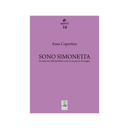 Copertina libro SONO SIMONETTA. IN MEMORIA DELLA BAMBINA