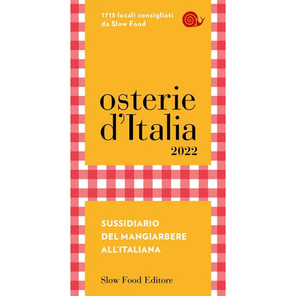 Copertina libro OSTERIE D'ITALIA 2022. SUSSIDIARIO DEL M