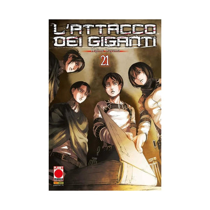 Copertina libro L'ATTACCO DEI GIGANTI. VOL. 21