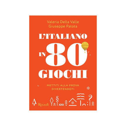 Copertina libro L'ITALIANO IN 80 GIOCHI. METTITI ALLA PR