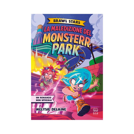 Copertina libro LA MALEDIZIONE DEL MONSTERR PARK. BRAWL