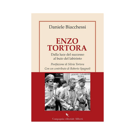 Copertina libro ENZO TORTORA. DALLA LUCE DEL SUCCESSO AL