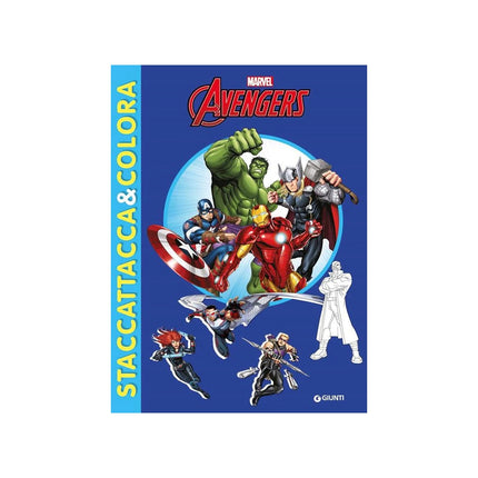 Copertina libro AVENGERS. STACCATTACCA E COLORA. EDIZ. I