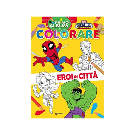 Copertina libro EROI IN CITTÀ. MARVEL SUPER HERO ADVENTU