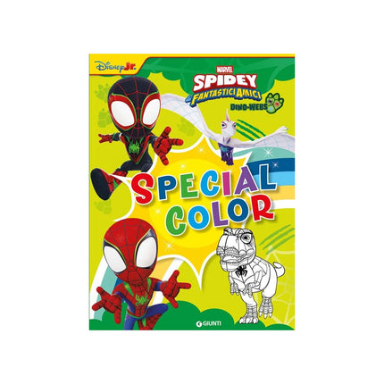 Copertina libro DINO-WEBS. SPIDEY E I SUOI FANTASTICI AM