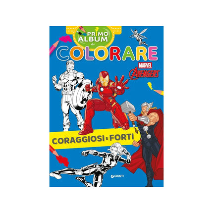 Copertina libro CORAGGIOSI E FORTI. MARVEL AVENGERS. PRI
