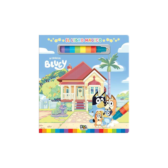 Copertina libro A CASA DI BLUEY. LIBRO MAGICO. BLUEY. ED