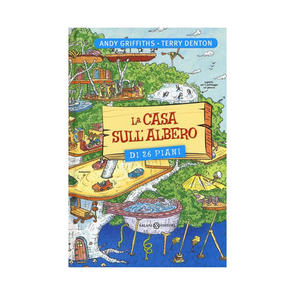Copertina libro LA CASA SULL'ALBERO DI 26 PIANI. EDIZ. I