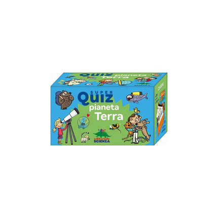 Copertina libro SUPER QUIZ. PIANETA TERRA. EDIZ. A COLOR