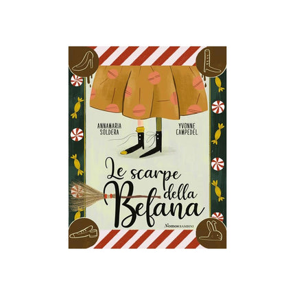 Copertina libro LE SCARPE DELLA BEFANA. EDIZ. ILLUSTRATA