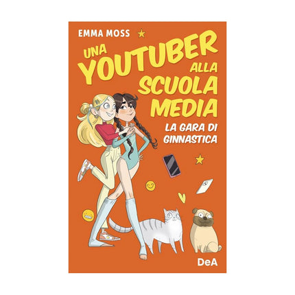 Copertina libro LA GARA DI GINNASTICA. UNA YOUTUBER ALLA