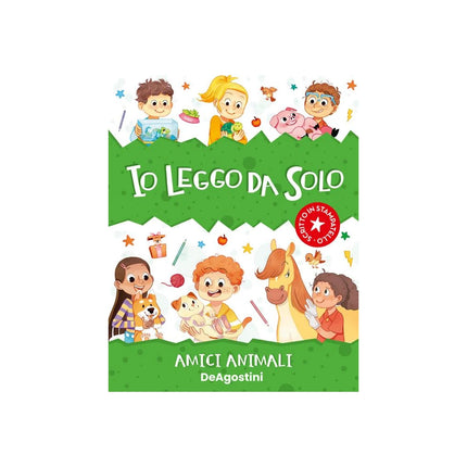Copertina libro AMICI ANIMALI. IO LEGGO DA SOLO