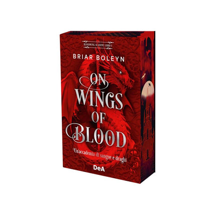 Copertina libro ON WINGS OF BLOOD. UN'ACCADEMIA DI SANGU