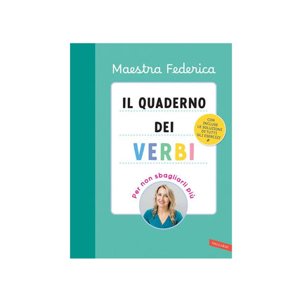 Copertina libro IL QUADERNO DEI VERBI. PER NON SBAGLIARL