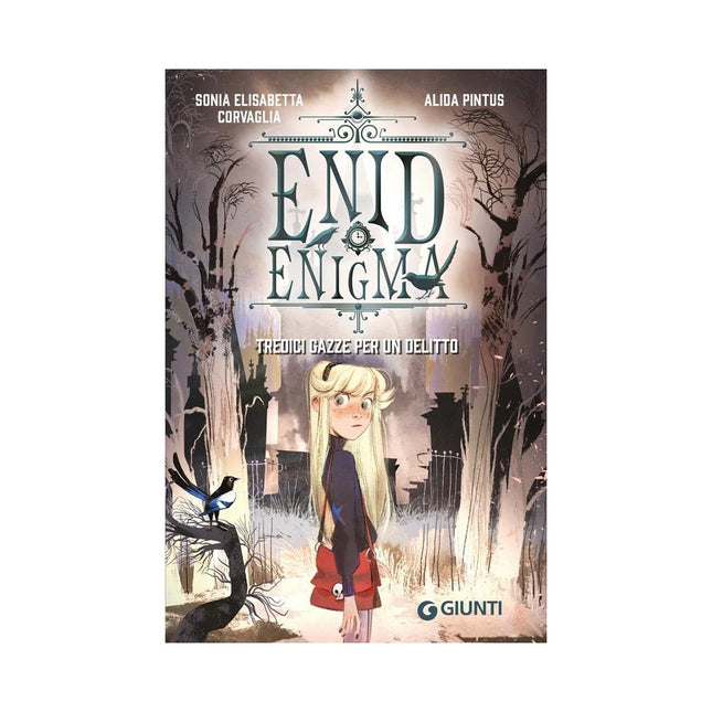 Copertina libro TREDICI GAZZE PER UN DELITTO. ENID ENIGM