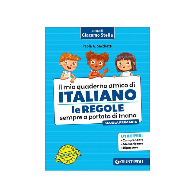 Copertina libro IL MIO QUADERNO AMICO DI ITALIANO