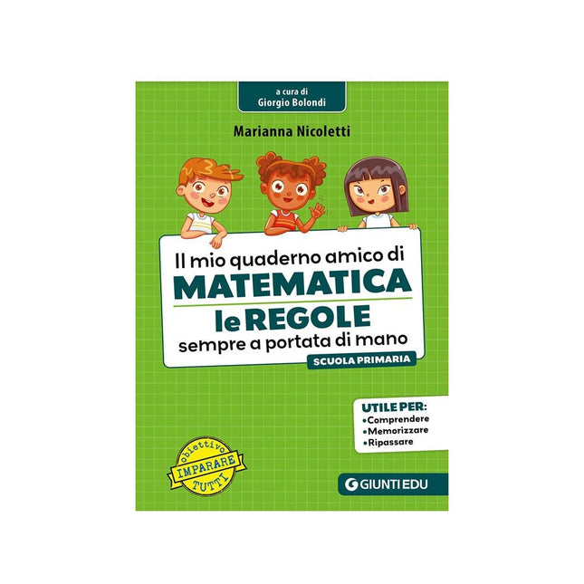 Copertina libro IL MIO QUADERNO AMICO DI MATEMATICA