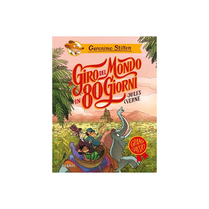 Copertina libro IL GIRO DEL MONDO IN 80 GIORNI DI JULES