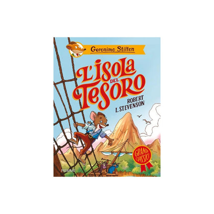 Copertina libro L'ISOLA DEL TESORO DI R. L. STEVENSON