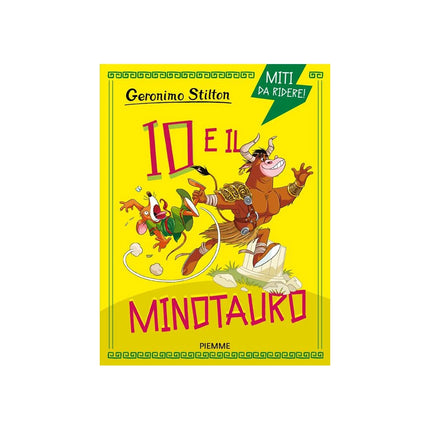 Copertina libro IO E IL MINOTAURO. MITI DA RIDERE