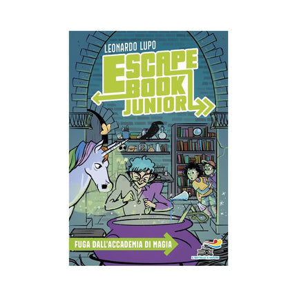 Copertina libro FUGA DALL'ACCADEMIA DI MAGIA. ESCAPE BOO