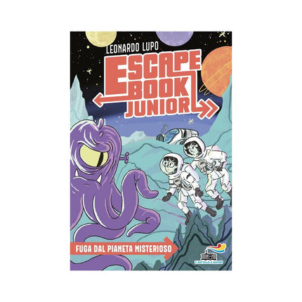Copertina libro FUGA DAL PIANETA MISTERIOSO. ESCAPE BOOK
