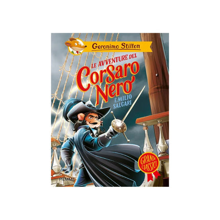 Copertina libro LE AVVENTURE DEL CORSARO NERO DI EMILIO