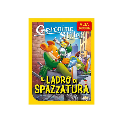 Copertina libro IL LADRO DI SPAZZATURA. EDIZ. AD ALTA LE