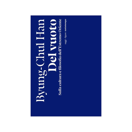 Copertina libro DEL VUOTO. SULLA CULTURA E FILOSOFIA DEL