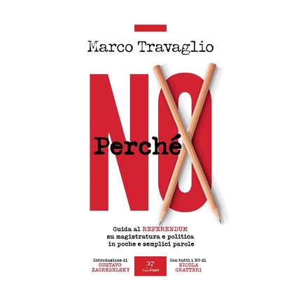 Copertina libro PERCHÉ NO. GUIDA AL REFERENDUM SU MAGIST