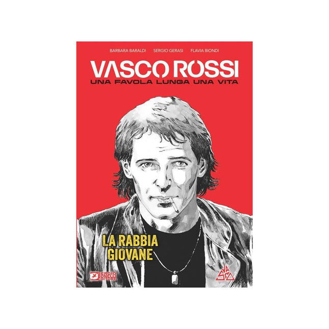 Copertina libro VASCO ROSSI. UNA FAVOLA LUNGA UNA VITA.