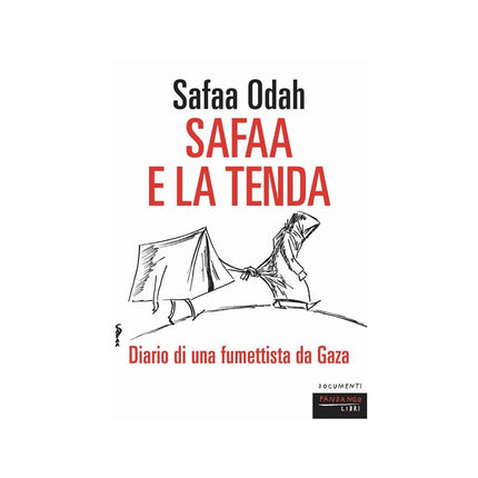 Copertina libro SAFAA E LA TENDA. DIARIO DI UN FUMETTIST