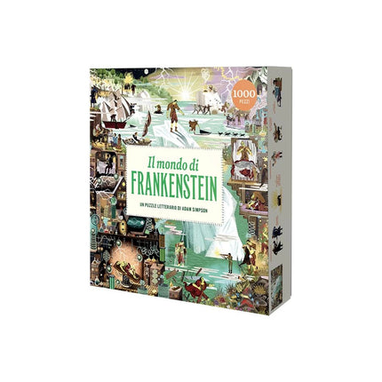 Copertina libro IL MONDO DI FRANKENSTEIN. PUZZLE 1000 PE