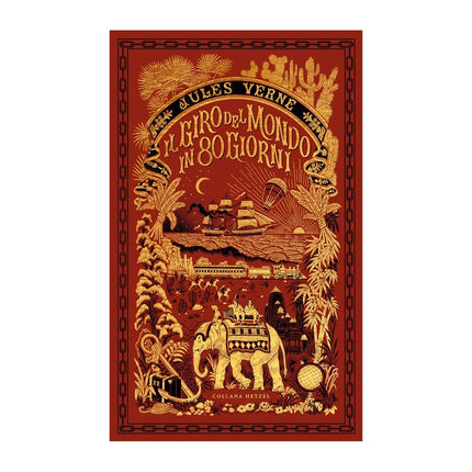 Copertina libro IL GIRO DEL MONDO IN 80 GIORNI