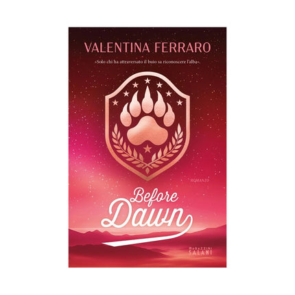 Copertina libro BEFORE DAWN
