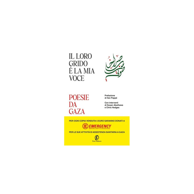 Copertina libro IL LORO GRIDO È LA MIA VOCE. POESIE DA G