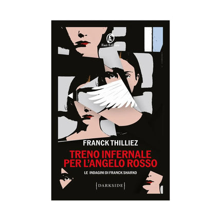 Copertina libro TRENO INFERNALE PER L'ANGELO ROSSO