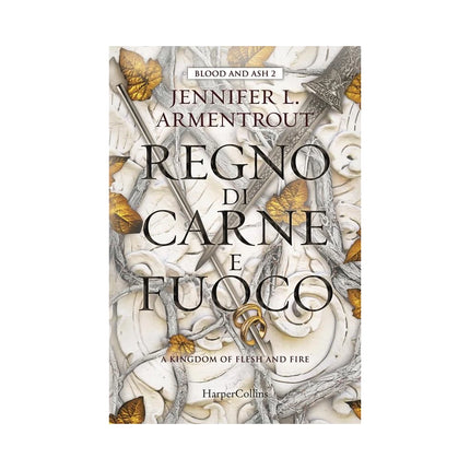 Copertina libro REGNO DI CARNE E FUOCO. BLOOD AND ASH. V
