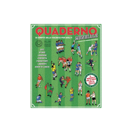 Copertina libro QUADERNO DEL CALCIO MONDIALE. QUADERNO D