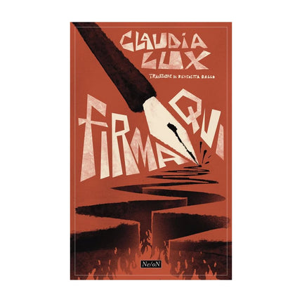 Copertina libro FIRMA QUI