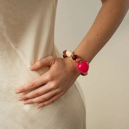 ANARTXY Bracciale con pietre (diversi colori)