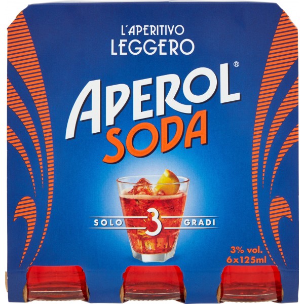 Aperol soda cl.125 cluster