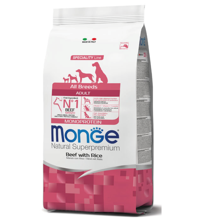 Monge Natural Superpremium Medium Senior - Diversi gusti 12 kg - Smart Space Shop